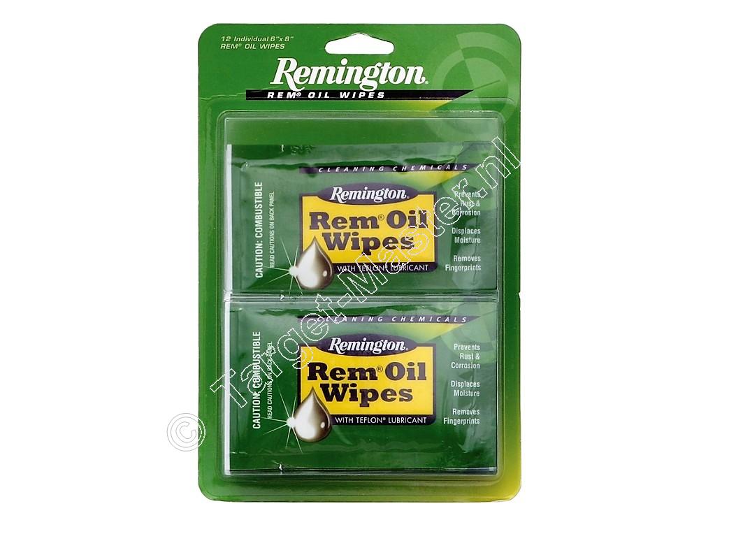 Remington REM OIL WIPES 15x20 centimeter content 12 pieces